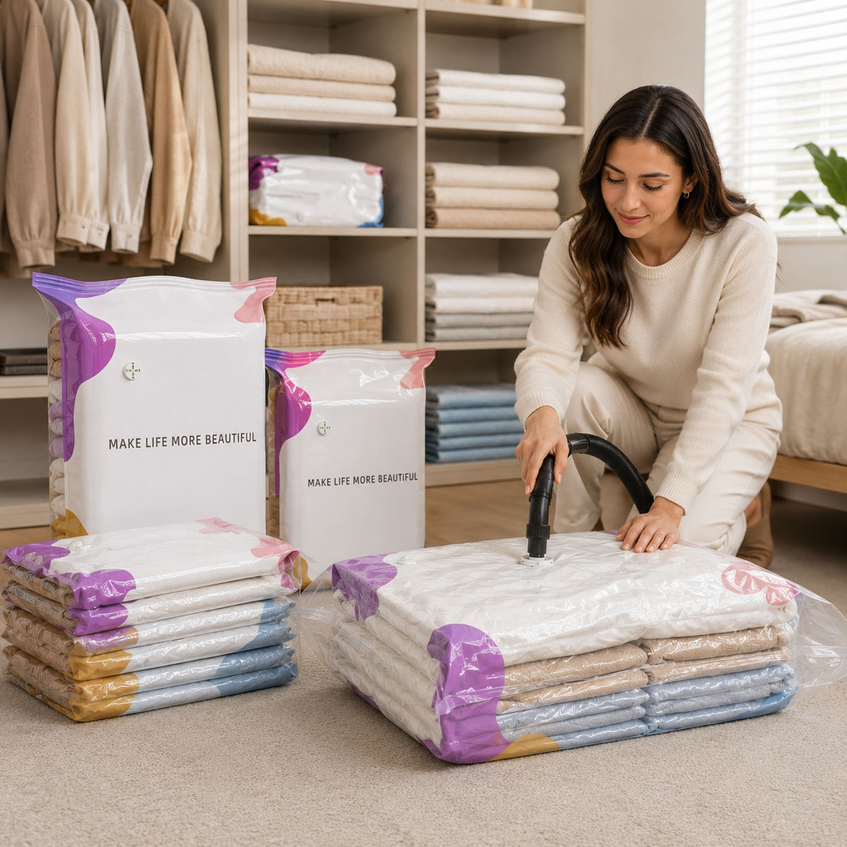 Vacuum Storage Compression Bags