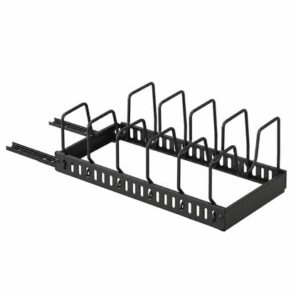Kitchen Storage Rack and Pot Lid Holder