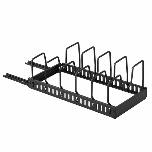 Kitchen Storage Rack and Pot Lid Holder