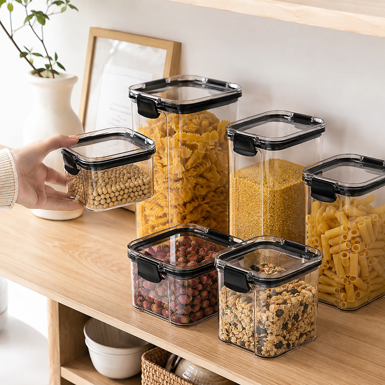 Transparent Airtight Container
