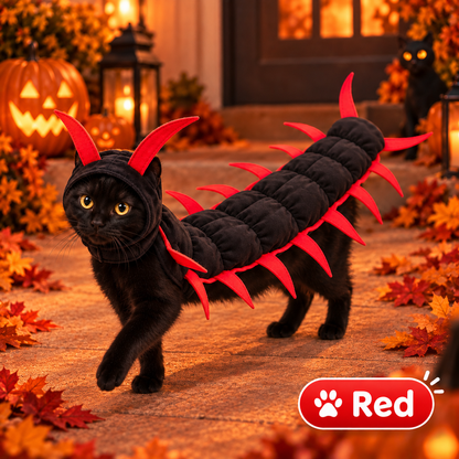 😹 Giant Centipede Cat Costume — Creepy Until It Starts Walking