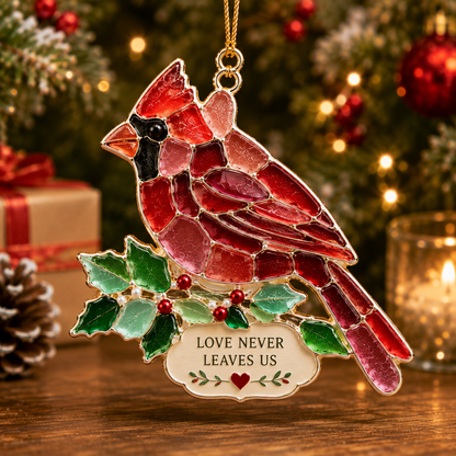 🎄 Stained Glass Style Christmas Blessing Ornaments
