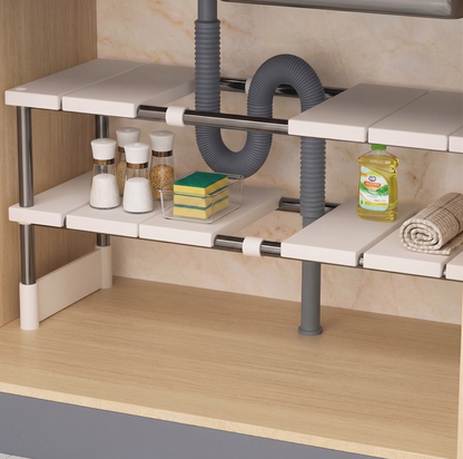 Extendable Sink Shelf