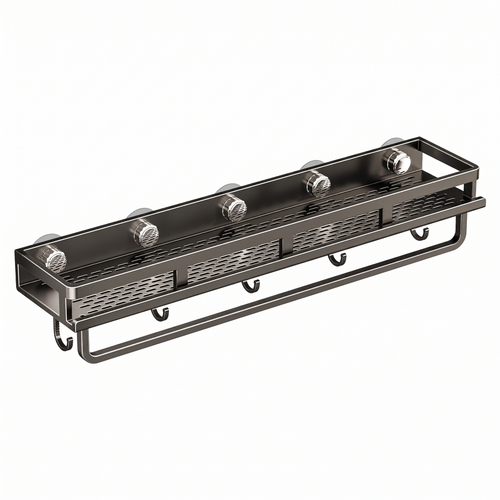 No-Drill Wall-Mounted Shelving Unit