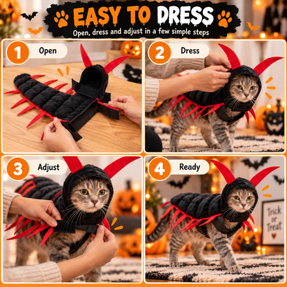 😹 Giant Centipede Cat Costume — Creepy Until It Starts Walking