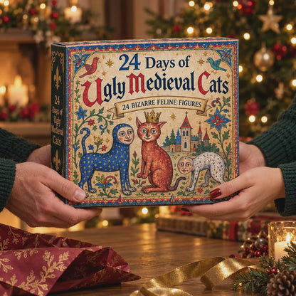 🐈🏰 24 Days of Ugly Medieval Cats – Hilariously Weird Cat Advent Calendar 2026