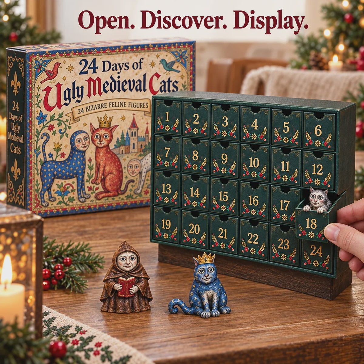 🐈🏰 24 Days of Ugly Medieval Cats – Hilariously Weird Cat Advent Calendar 2026